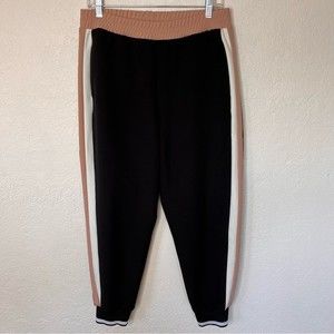Zara Comfy Dress Side Stripe Jogger Pants size Large